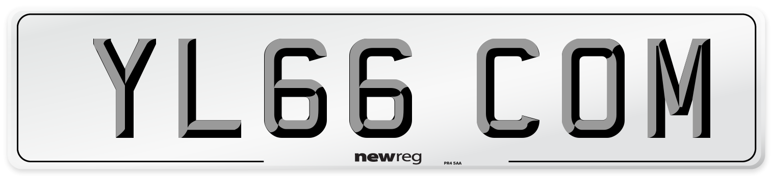 YL66 COM Number Plate from New Reg